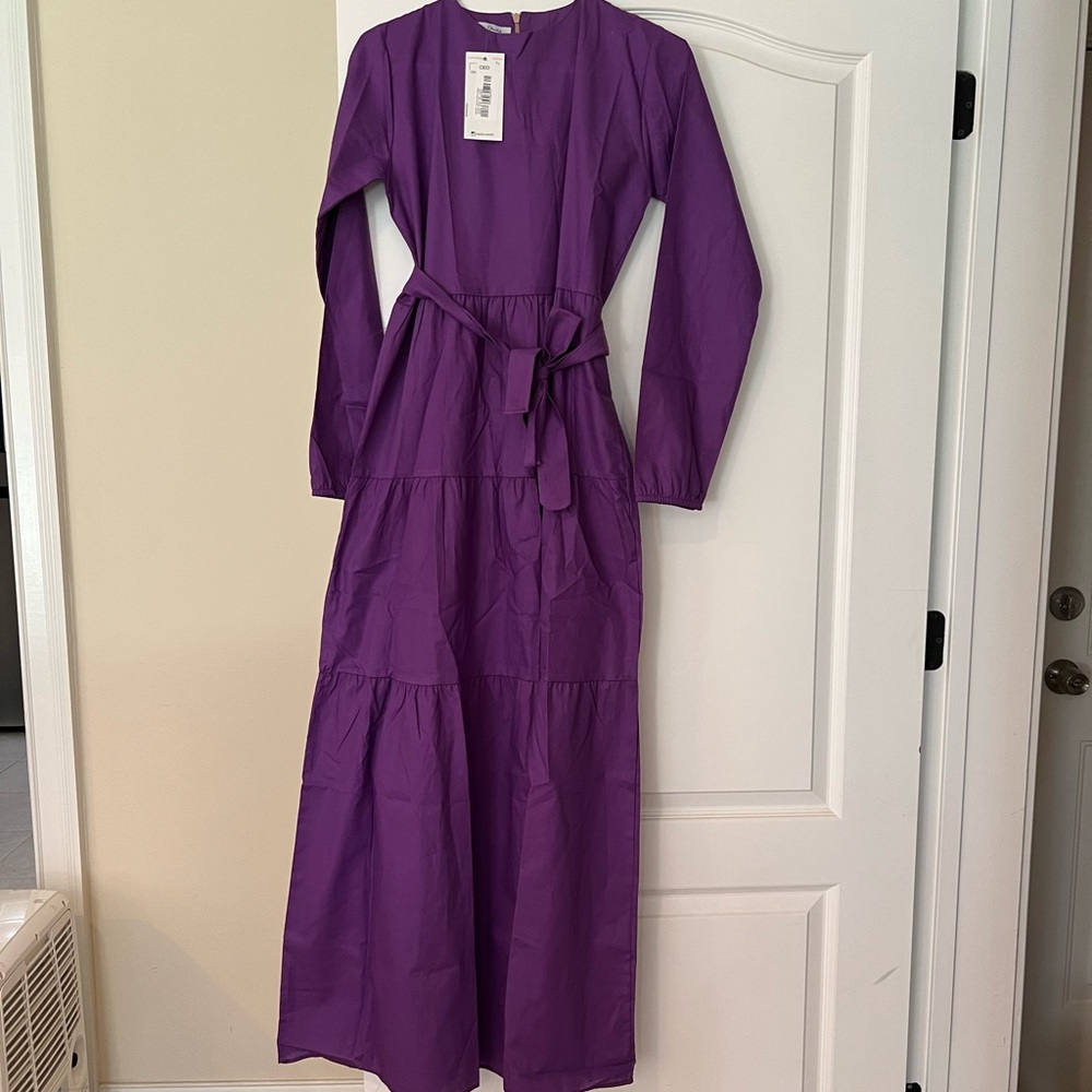 Elegant Purple Maxi Dress